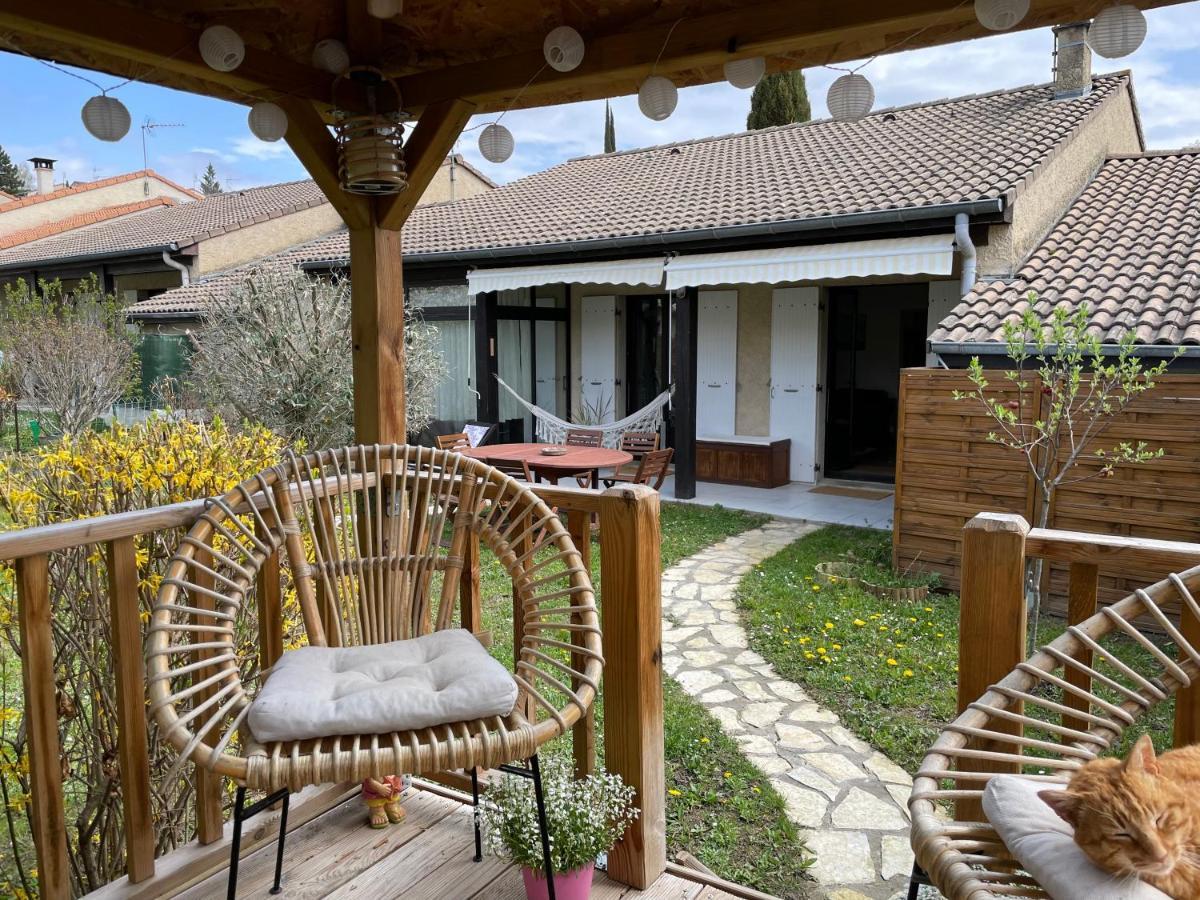 Maison Jardin Crest Extérieur photo